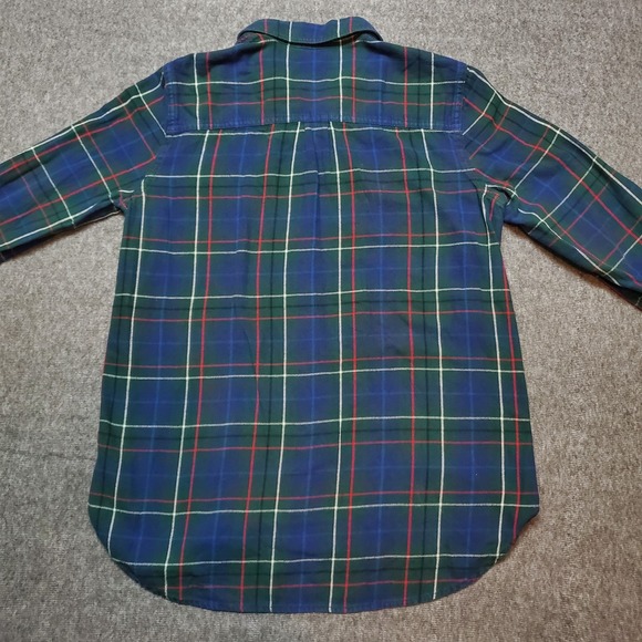 Madewell Plaid Button Down Shirt - Blue and Green - Picture 3 of 7